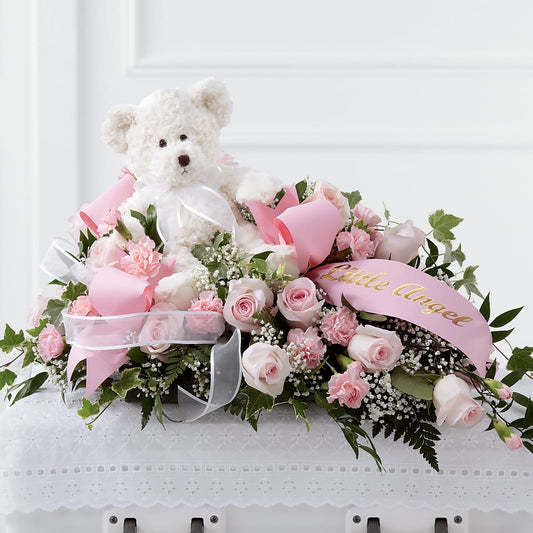 Touch of Sympathy Casket Spray –  Blessing Blossom Designs Llc, Charlotte NC