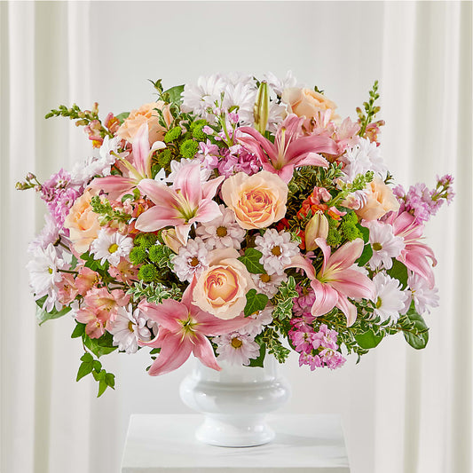Heartfelt Gesture Urn Arrangement –  Blessing Blossom Designs Llc, Charlotte NC