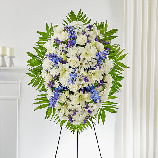 At Rest Standing Spray –  Blessing Blossom Designs Llc, Charlotte NC