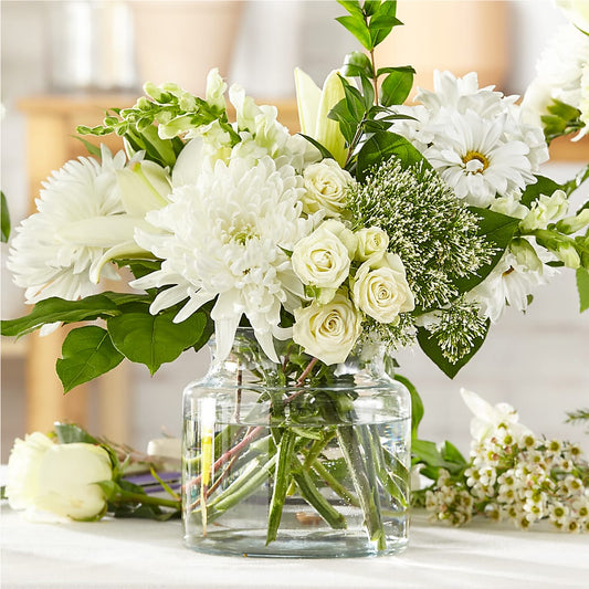 Classic Ivory – A Florist Original –  Blessing Blossom Designs Llc, Charlotte NC